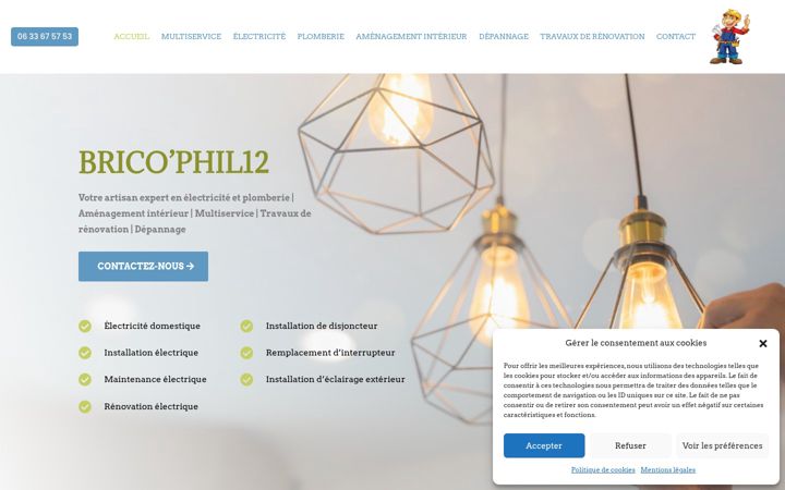 Screenshot του bricophill12.fr