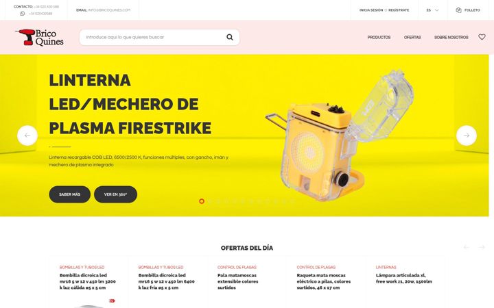 Screenshot of bricoquines.com