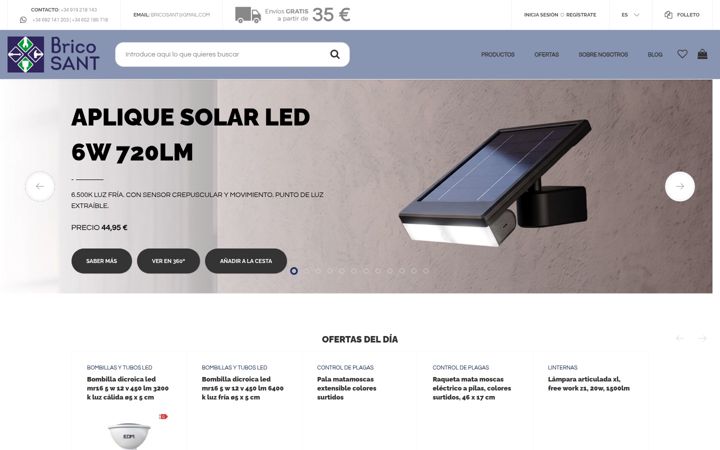 Screenshot of bricosant.com