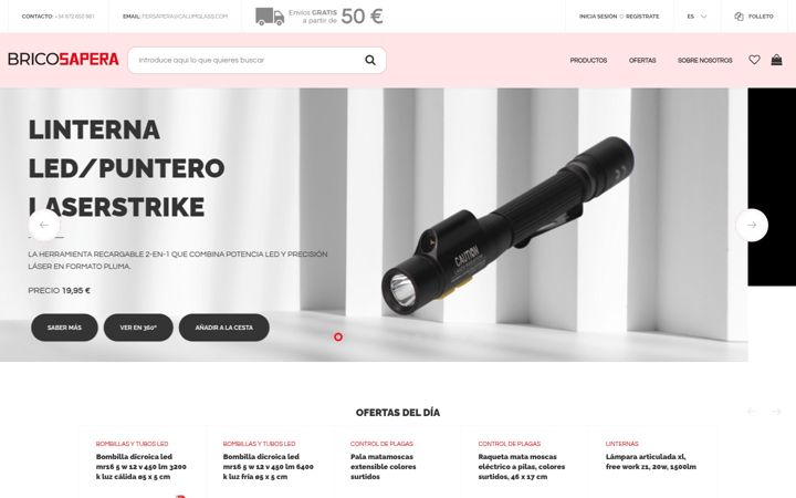 Screenshot of bricosapera.com