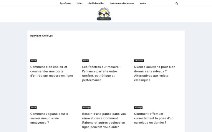 Screenshot of bricotrend.com