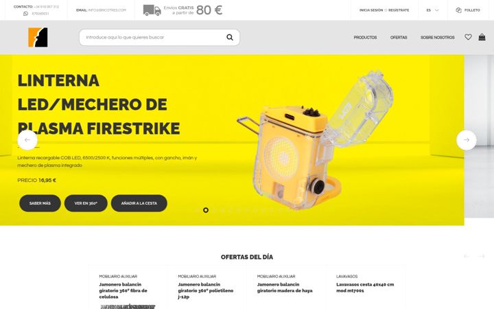 Zrzut ekranu bricotres.com