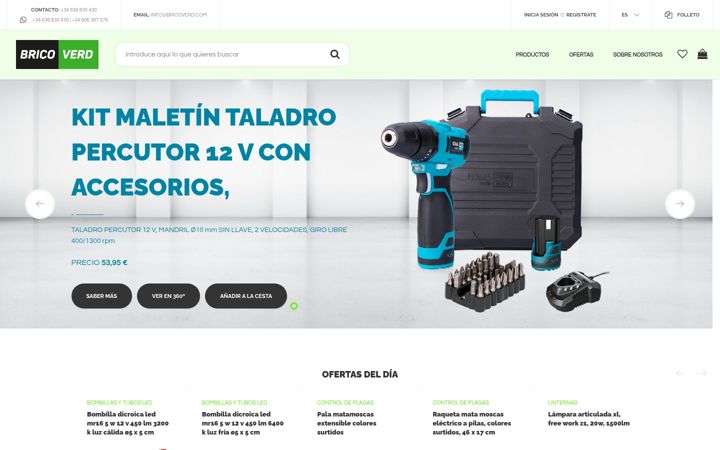 Screenshot of bricoverd.com