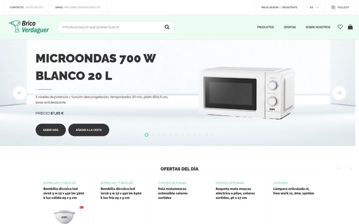 Screenshot of bricoverdaguer.com