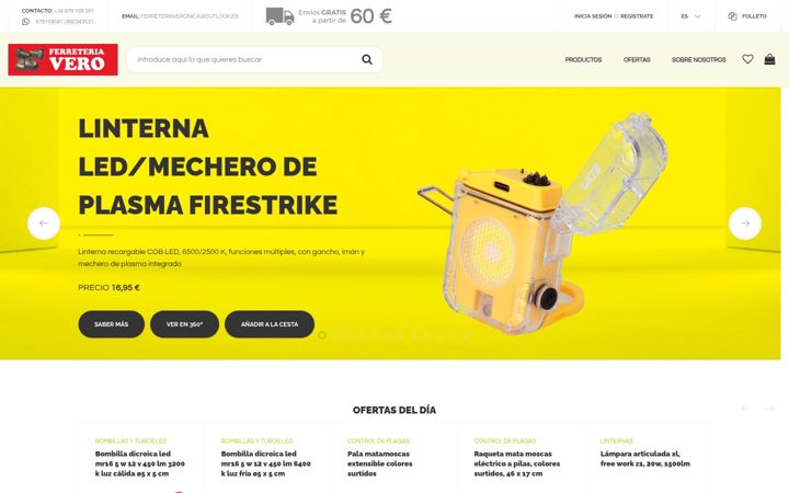 Screenshot of bricoverovalderas.com