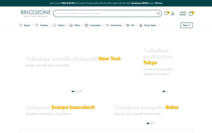 Screenshot of bricozone.it