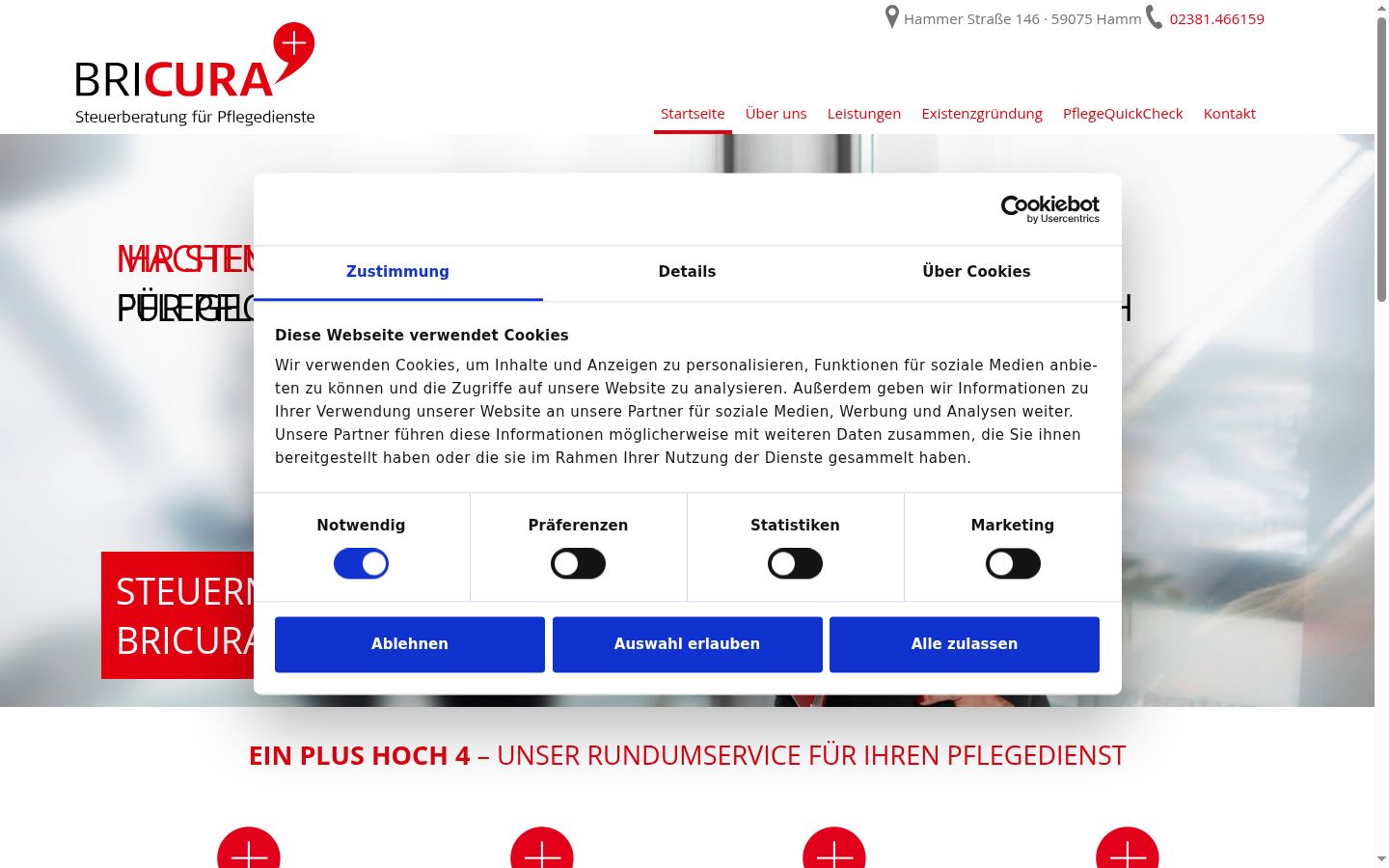 Kuvakaappaus suostumusbannerista, joka näytettiin ennen mitään vuorovaikutusta