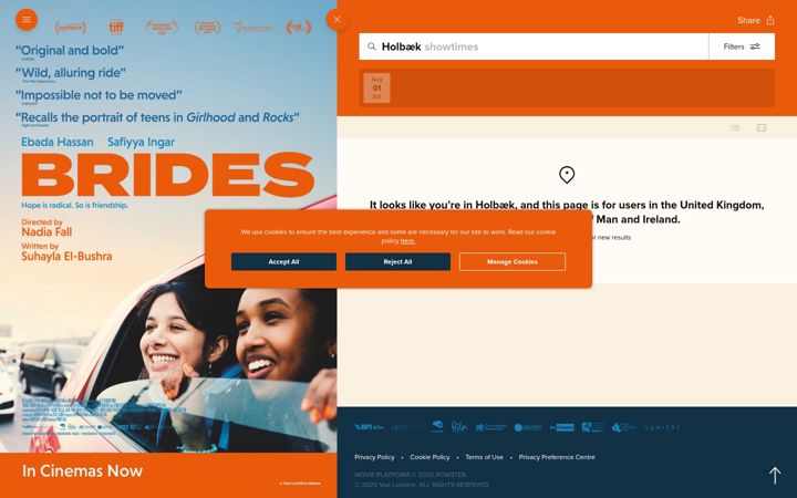 Screenshot of bridesthefilm.com