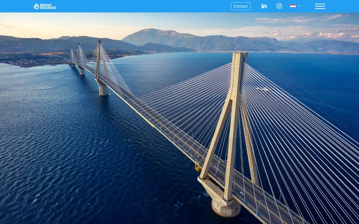 Screenshot of bridge-drainage.com