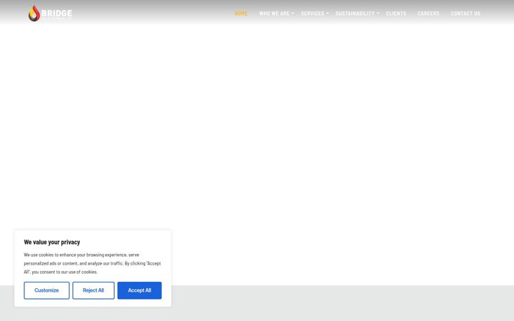 Screenshot of bridge-saudi.com
