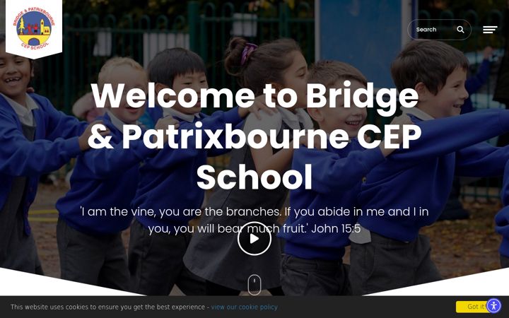 Screenshot ta' bridge.kent.sch.uk