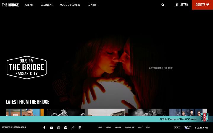 Screenshot of bridge909.org