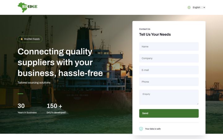 Screenshot of bridgebrasil.com.br