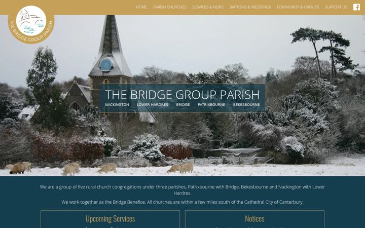 Screenshot of bridgechurchgroup.co.uk