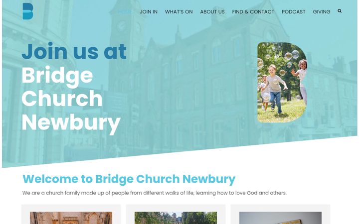 Screenshot of bridgechurchnewbury.co.uk