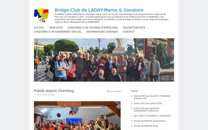 Screenshot of bridgeclubdelagny.com