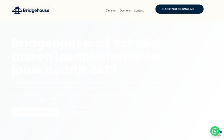 Screenshot of bridgehouse.nl