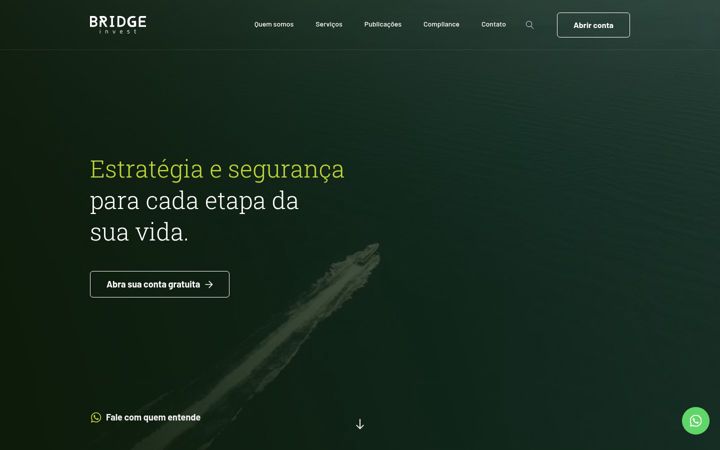 Kuvakaappaus sivustosta bridgeinvest.com.br