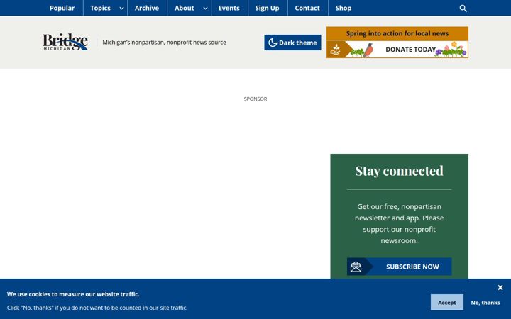 Skærmbillede af bridgemi.com