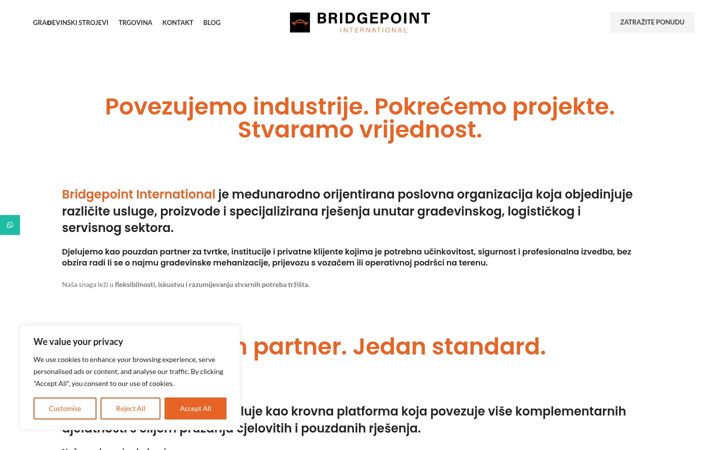 Snímek obrazovky bridgepoint-international.hr