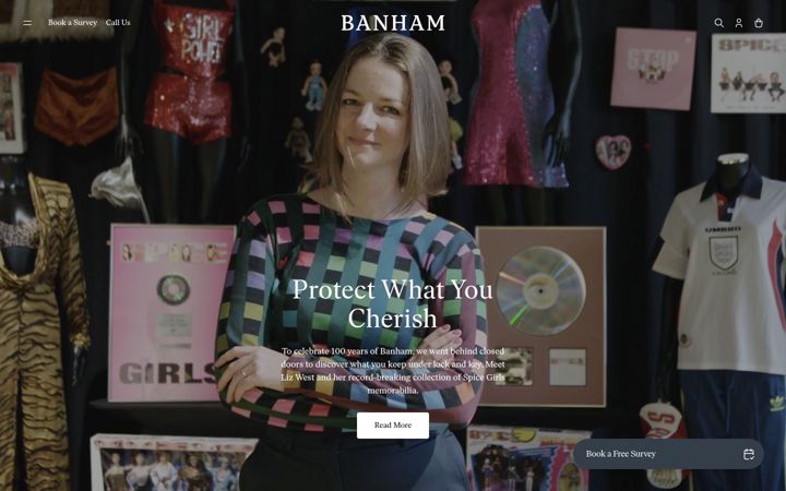 Screenshot ta' bridgeralarms.co.uk
