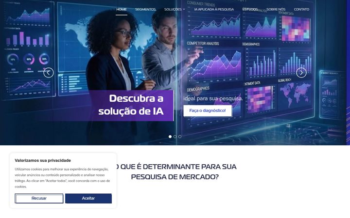 Screenshot of bridgeresearch.com.br