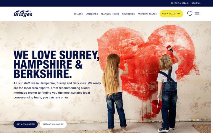 Screenshot of bridges.co.uk