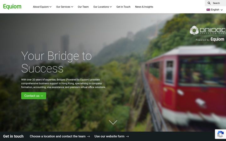 Screenshot of bridges.hk