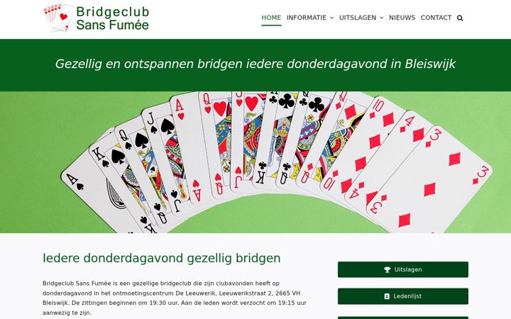 Zrzut ekranu bridgesansfumee.nl