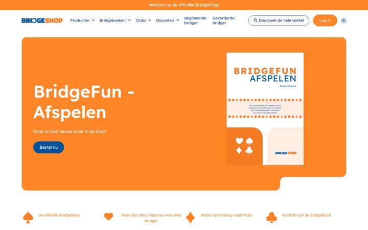 Zrzut ekranu bridgeshop.nl