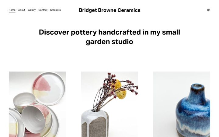 Screenshot of bridgetbrowne.com