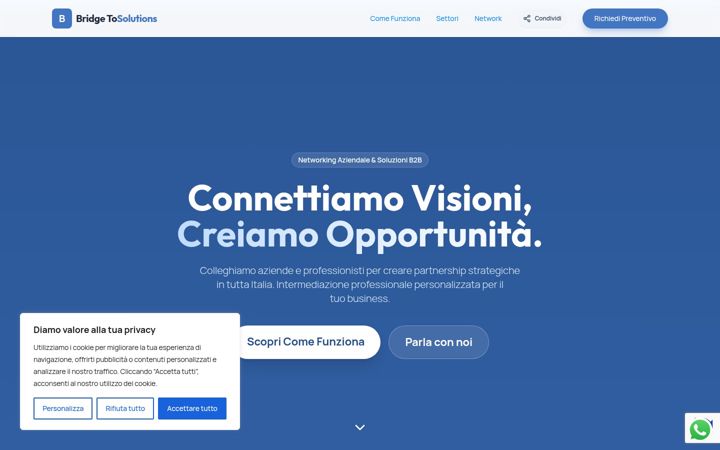 Képernyőkép: bridgeto.solutions