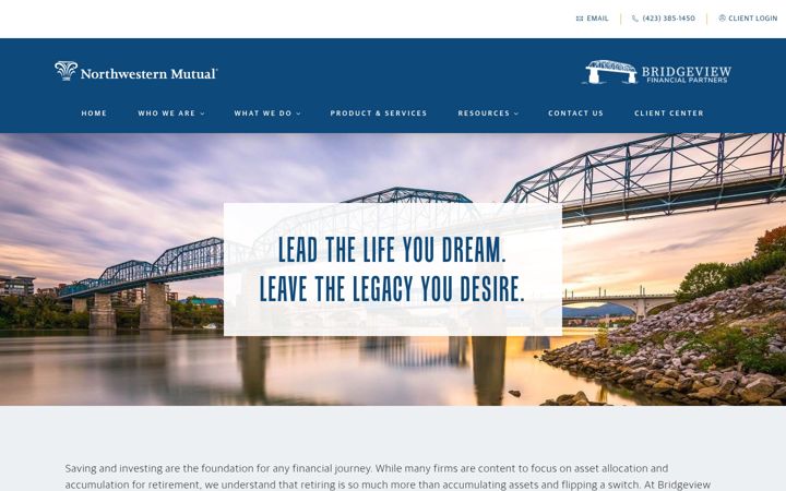 Screenshot of bridgeviewfp.com