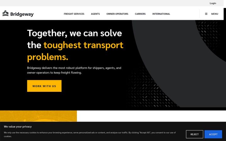 Screenshot of bridgewayconnects.com
