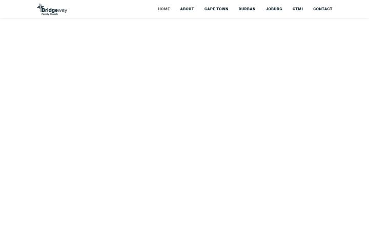 Screenshot of bridgewayfamilychurch.co.za