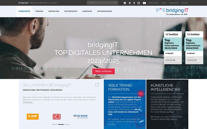 Screenshot of bridging-it.de