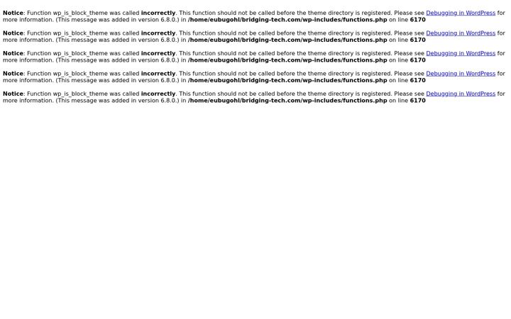 Screenshot of bridging-tech.com