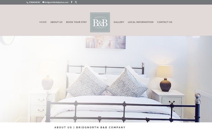 Screenshot of bridgnorthbandbcompany.co.uk