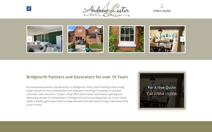 Screenshot of bridgnorthdecorator.co.uk