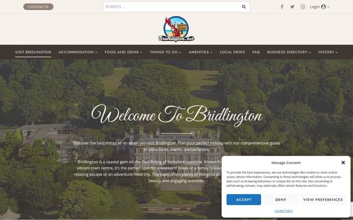 Screenshot di bridlington.net