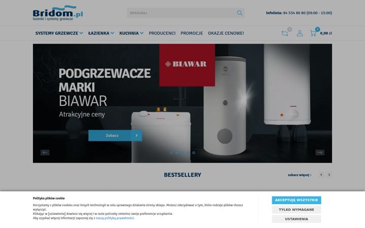 Screenshot of bridom.pl