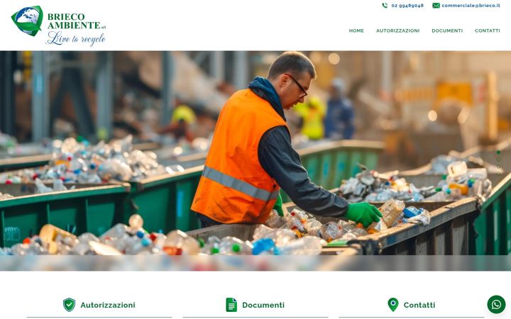 Screenshot of brieco.it