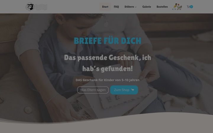 Ekraanipilt saidist briefefuerdich.de