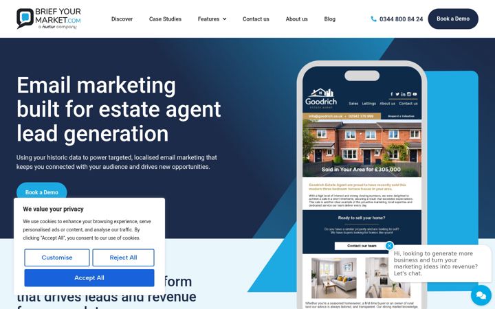 Screenshot of briefyourmarket.com