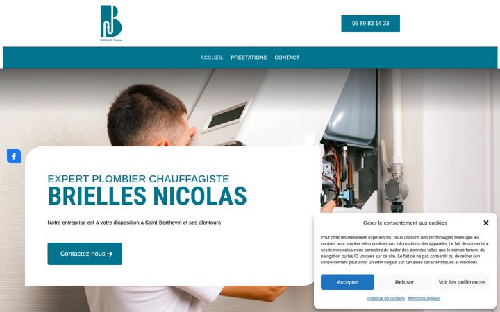 Екранна снимка на briellesnicolas.fr