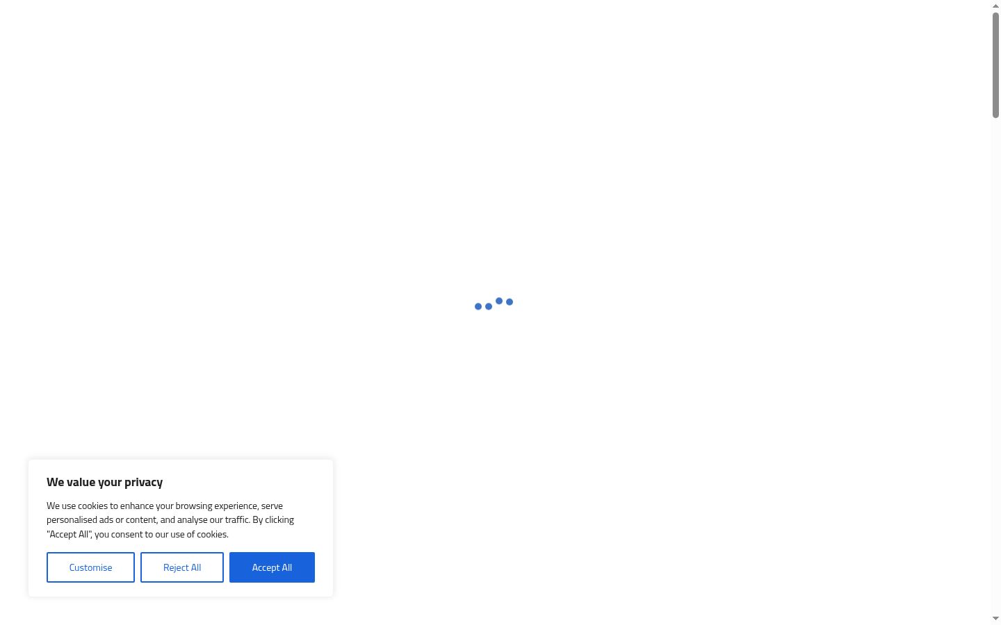 Screenshot tal-banner tal-kunsens muri qabel kwalunkwe interazzjoni