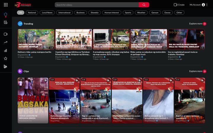 Screenshot of brigada.ph