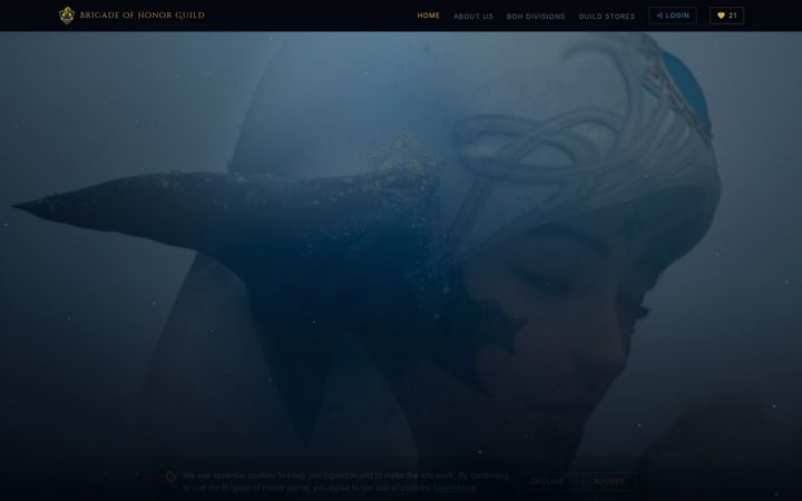 Screenshot of brigadeofhonor.com