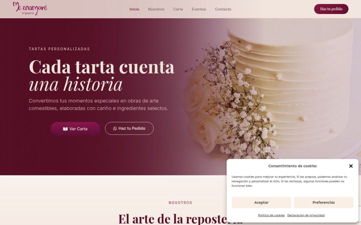 Screenshot of brigaderiameenamore.es