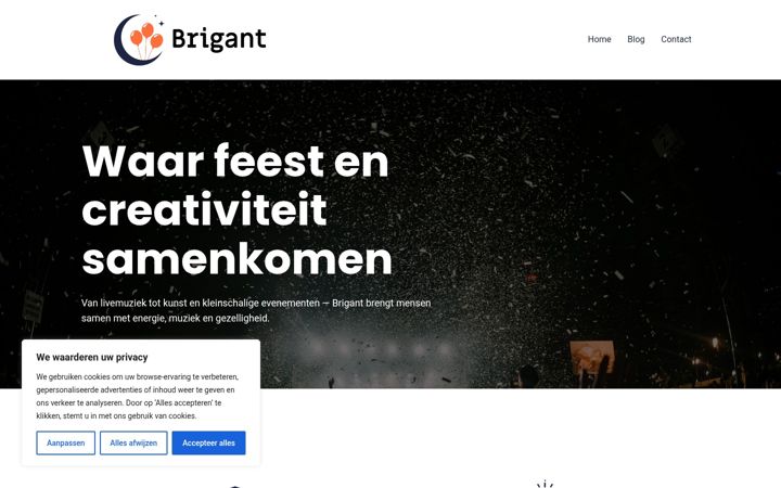 Screenshot of brigant.nl